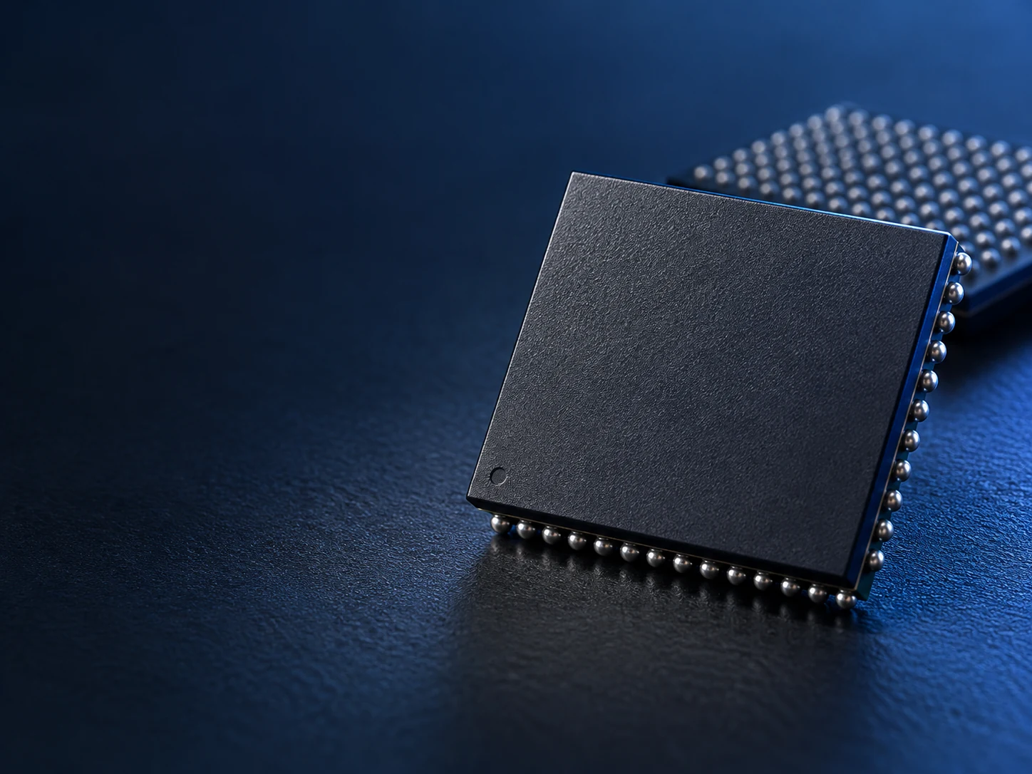 Illustrative visual of a DRAM IC package